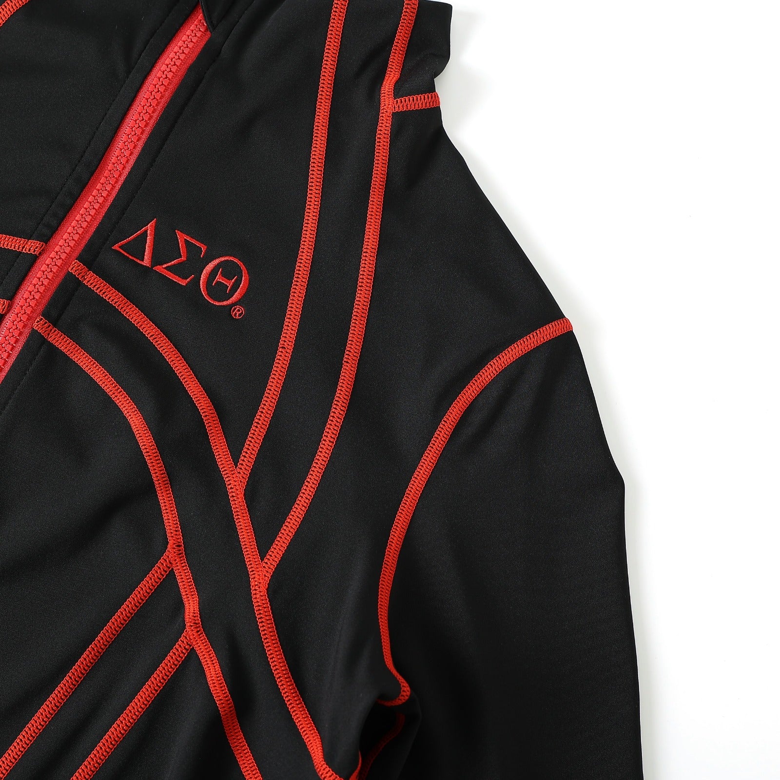 Delta Black Full Zip Yoga Jacket