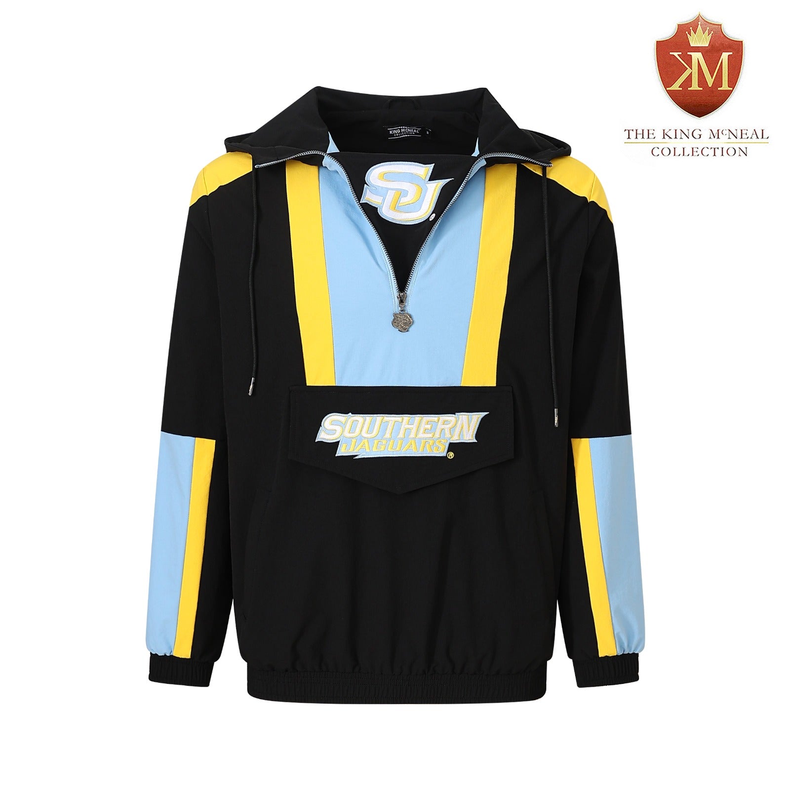 Southern University Black Windbreaker Tech Pullover(Unisex)