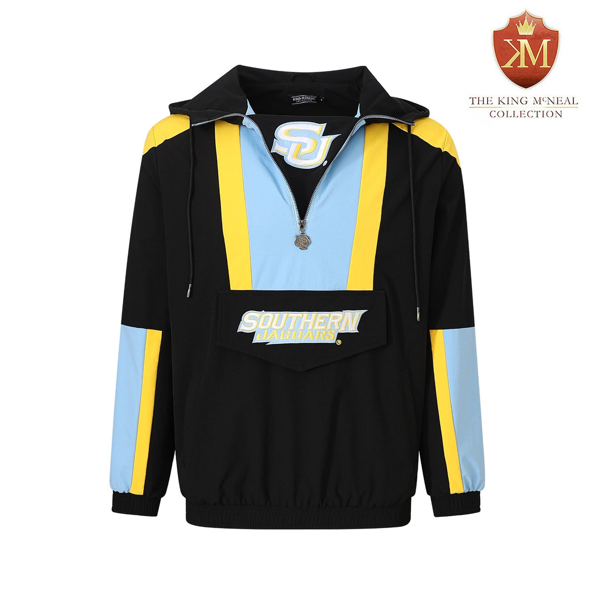 Southern University Black Windbreaker Tech Pullover(Unisex)