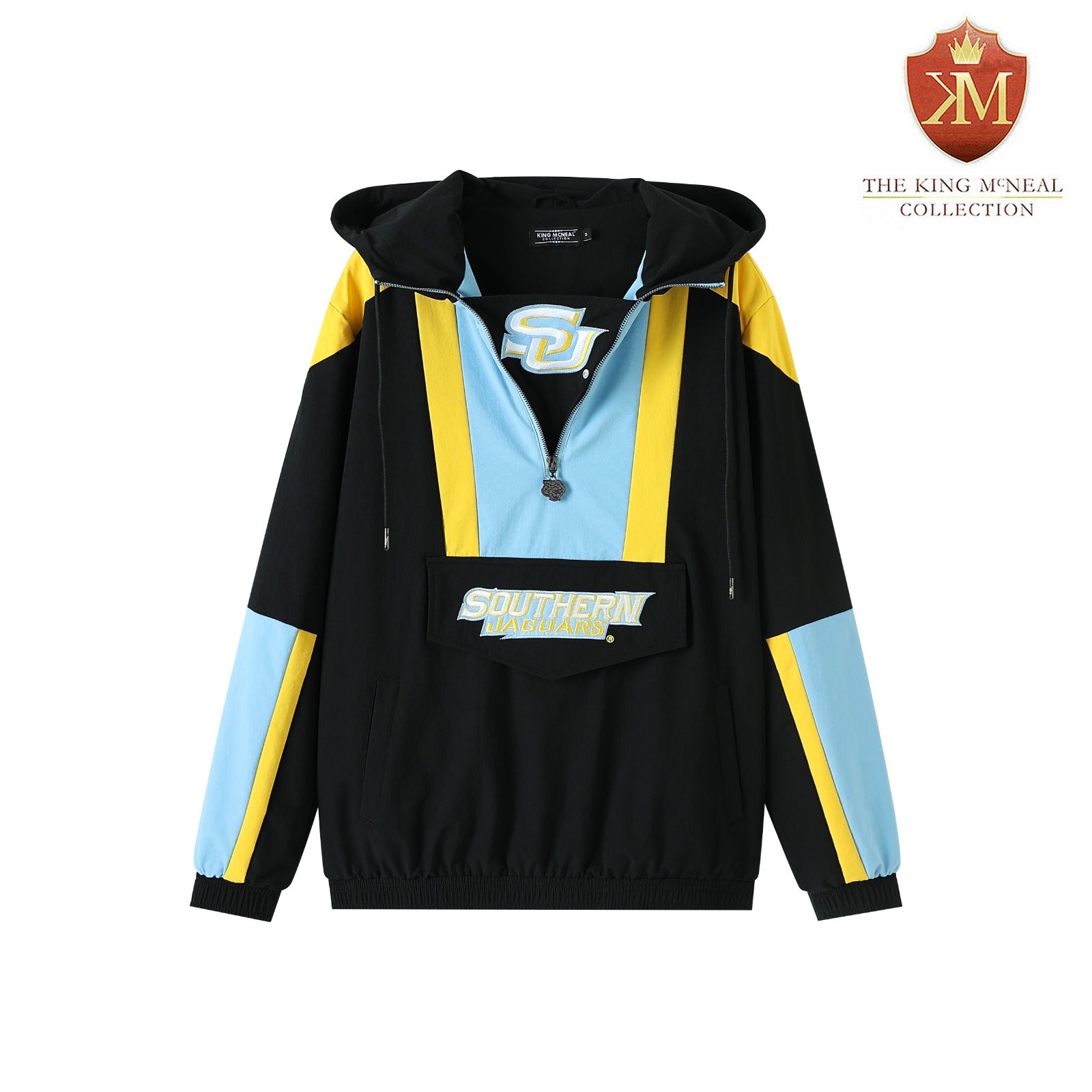 Southern University Black Windbreaker Tech Pullover(Unisex)