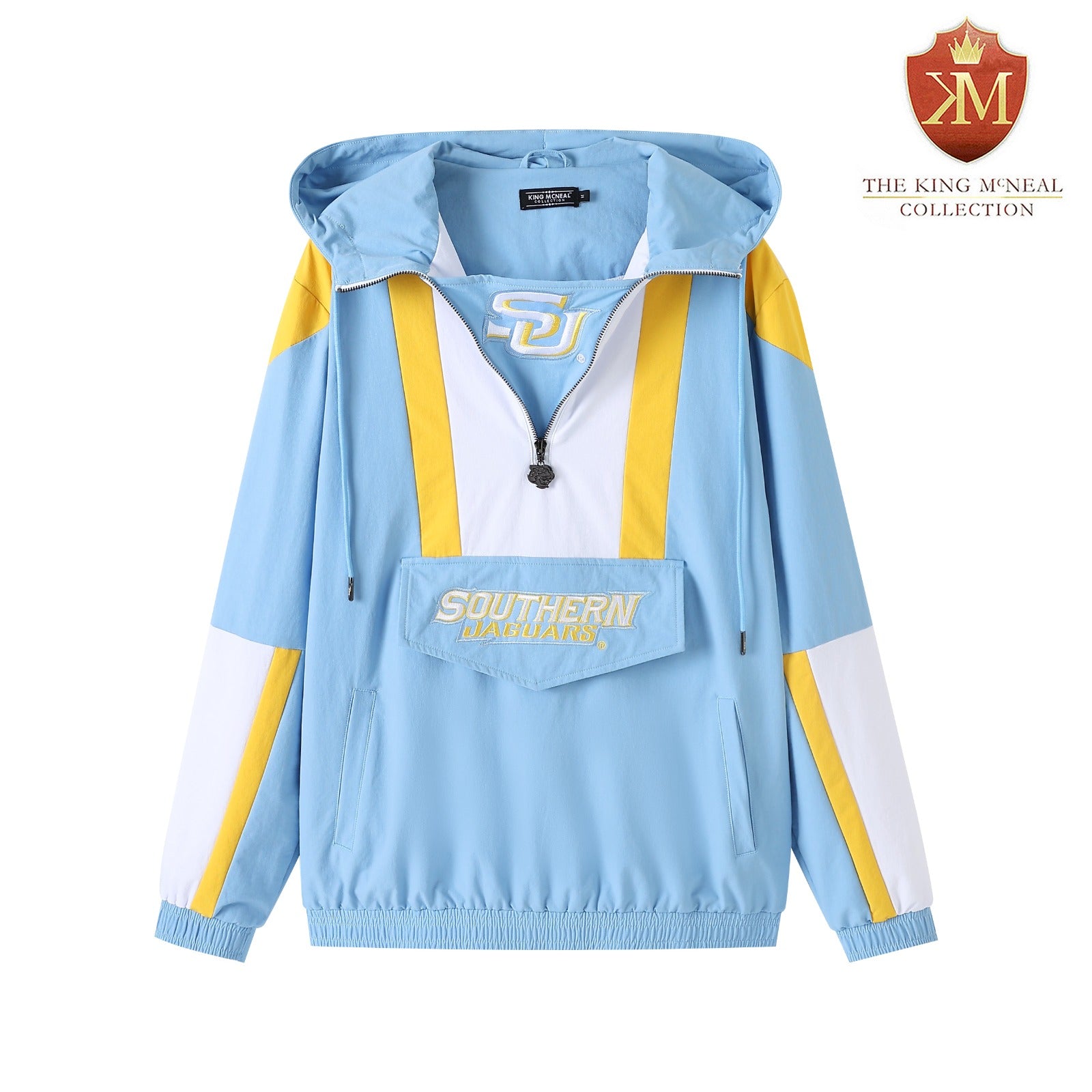 Southern University Blue Windbreaker Tech Pullover(Unisex)