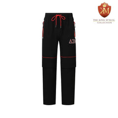 Delta Black Windbreaker Tech Pants (Unisex)