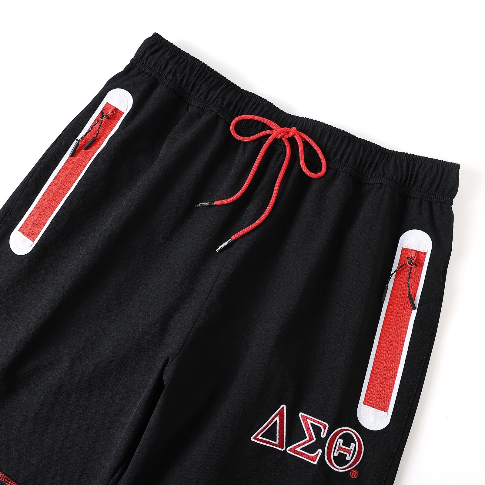 Delta Black Windbreaker Tech Pants (Unisex)