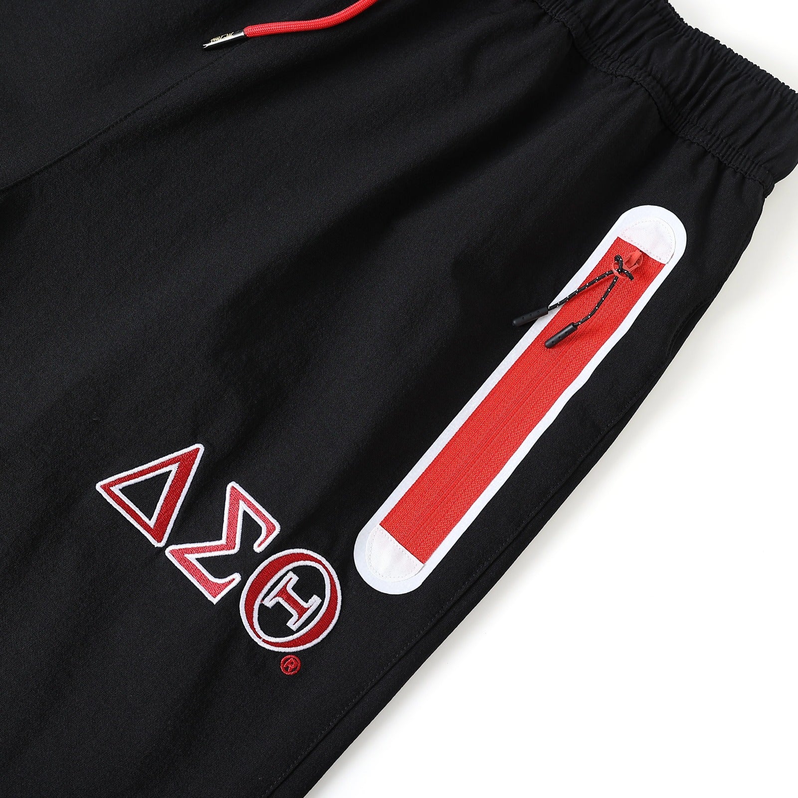 Delta Black Windbreaker Tech Pants (Unisex)