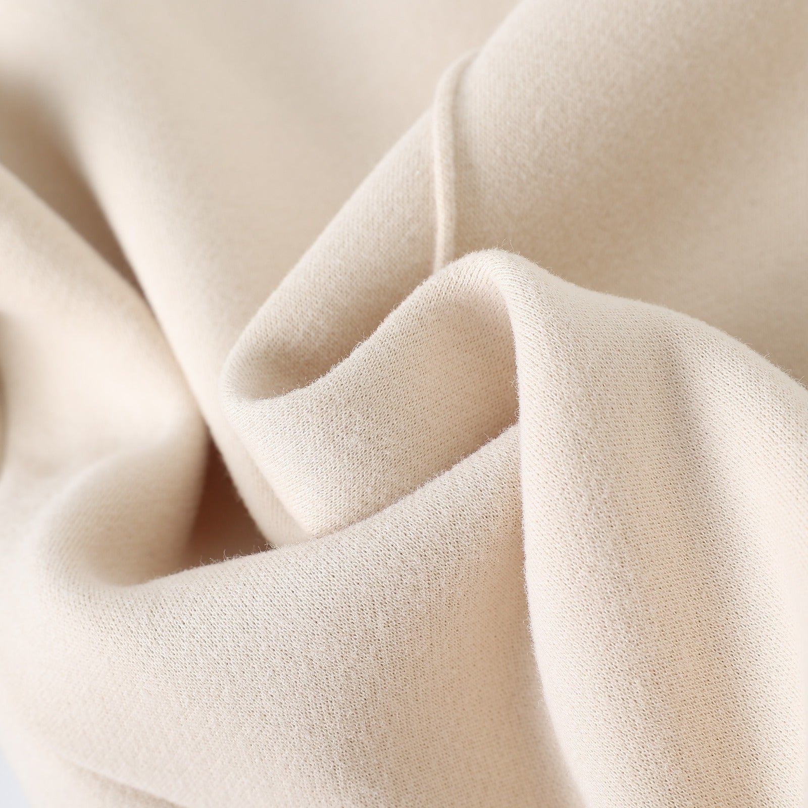 Neutral & Purple Pleated Fleece Pants