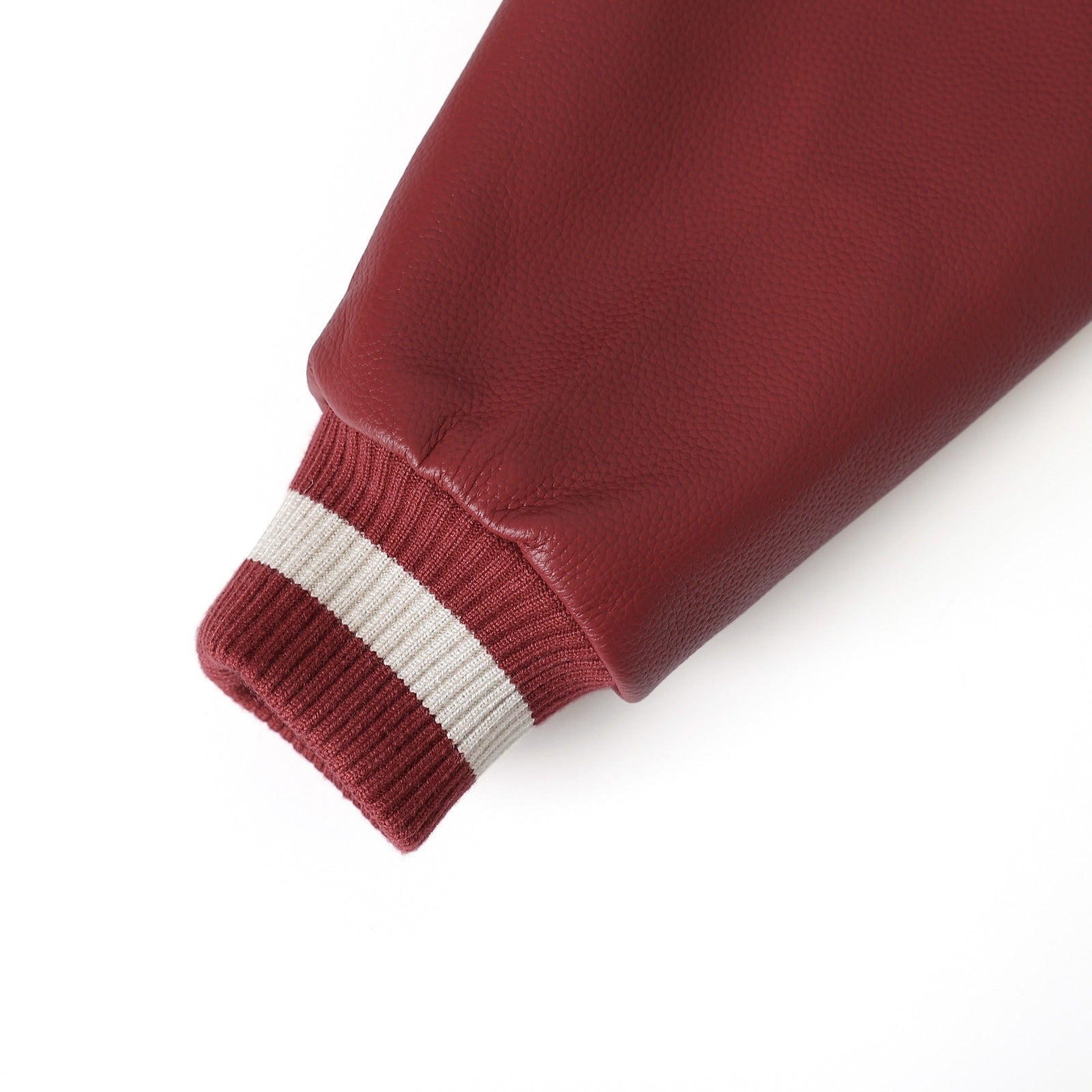 Kappa Alpha Psi Neutral Wool And Leather Letterman Jacket