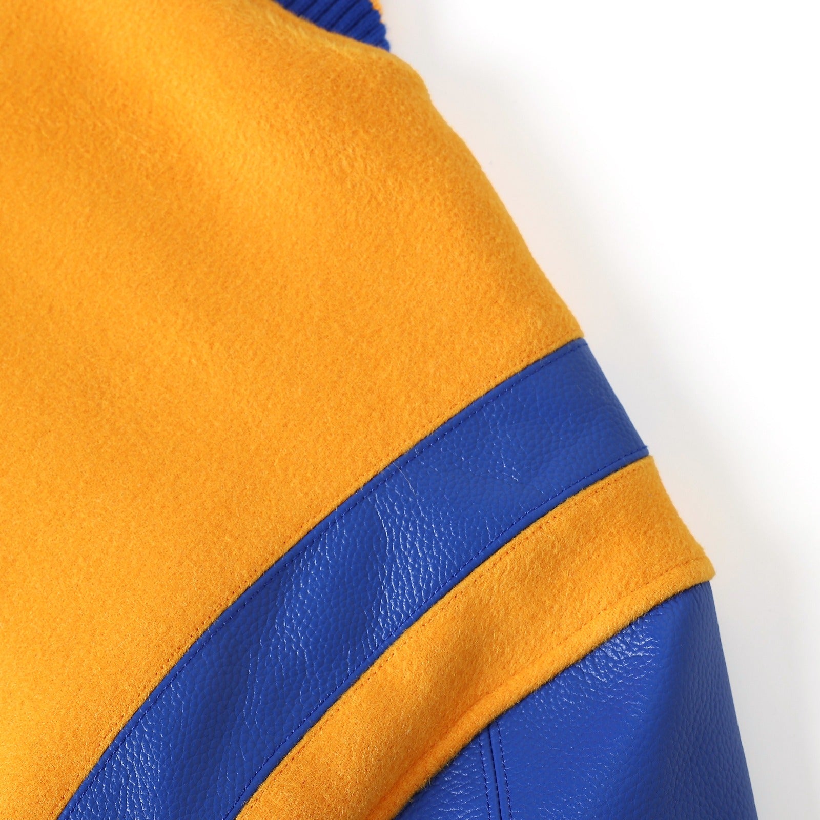 Sigma Gamma Rho Gold Wool And Leather Letterman Jacket