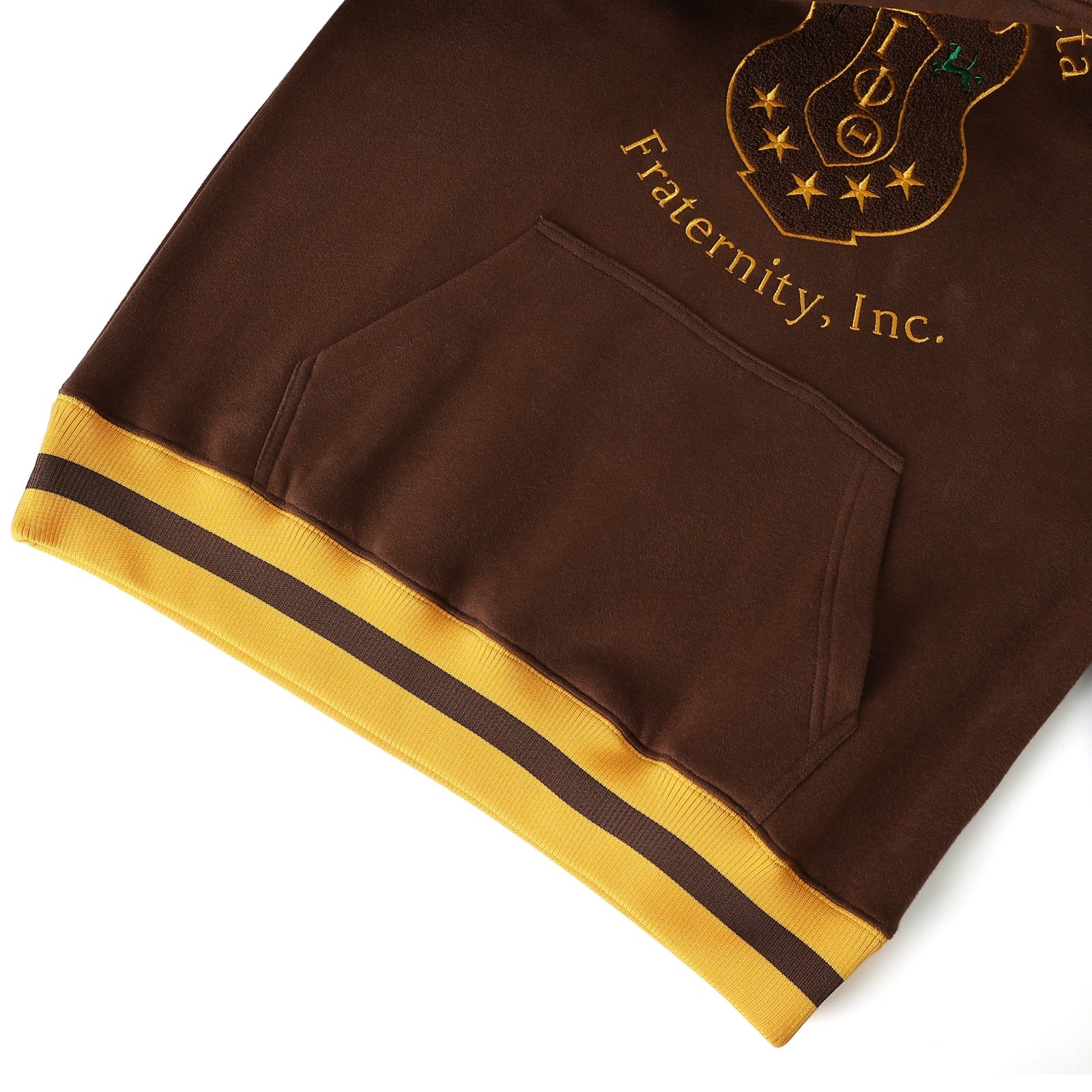 Iota Brown Prep Hoodie