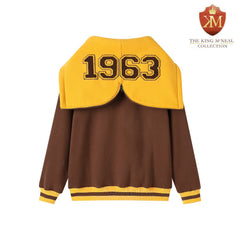 Iota Brown Prep Hoodie