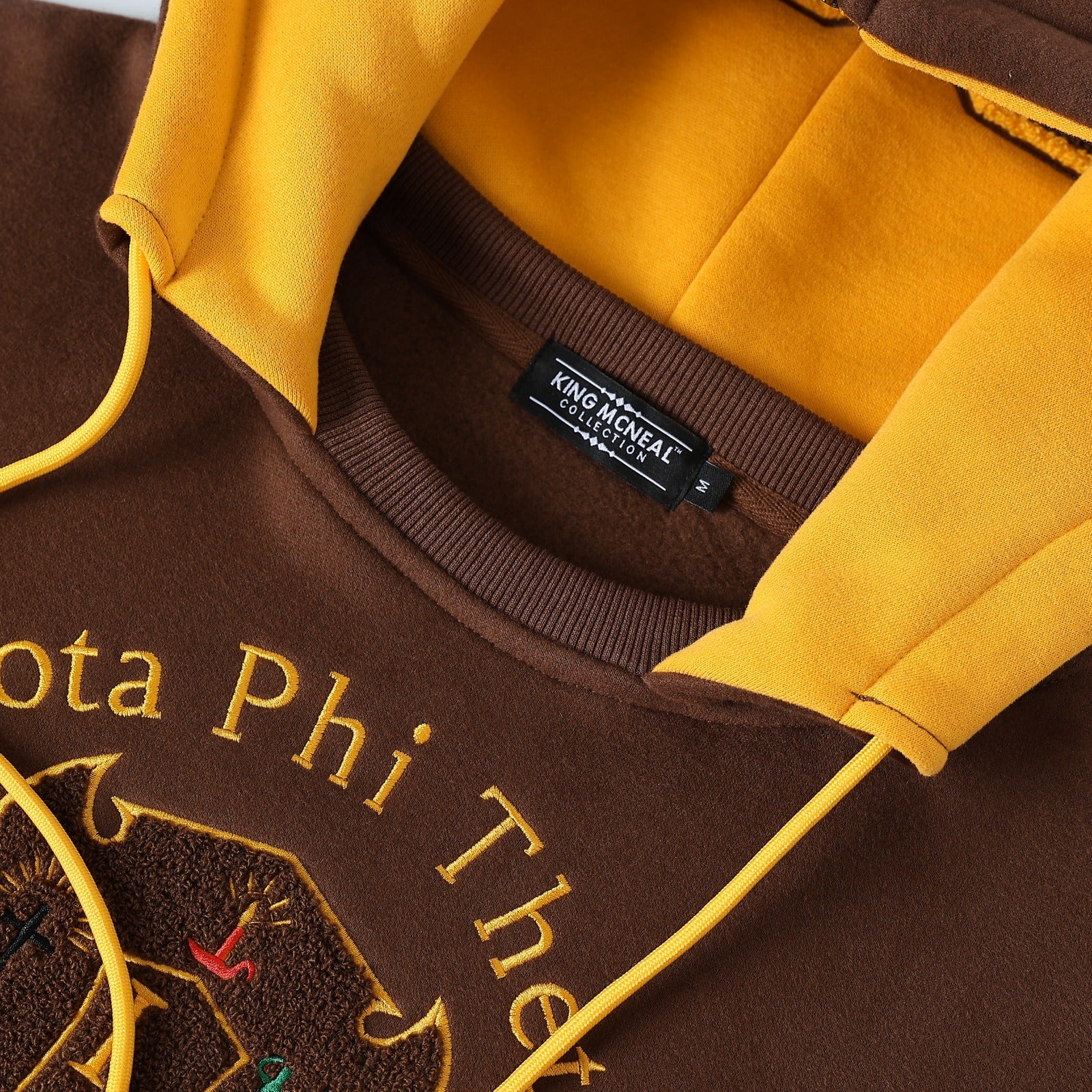 Iota Brown Prep Hoodie