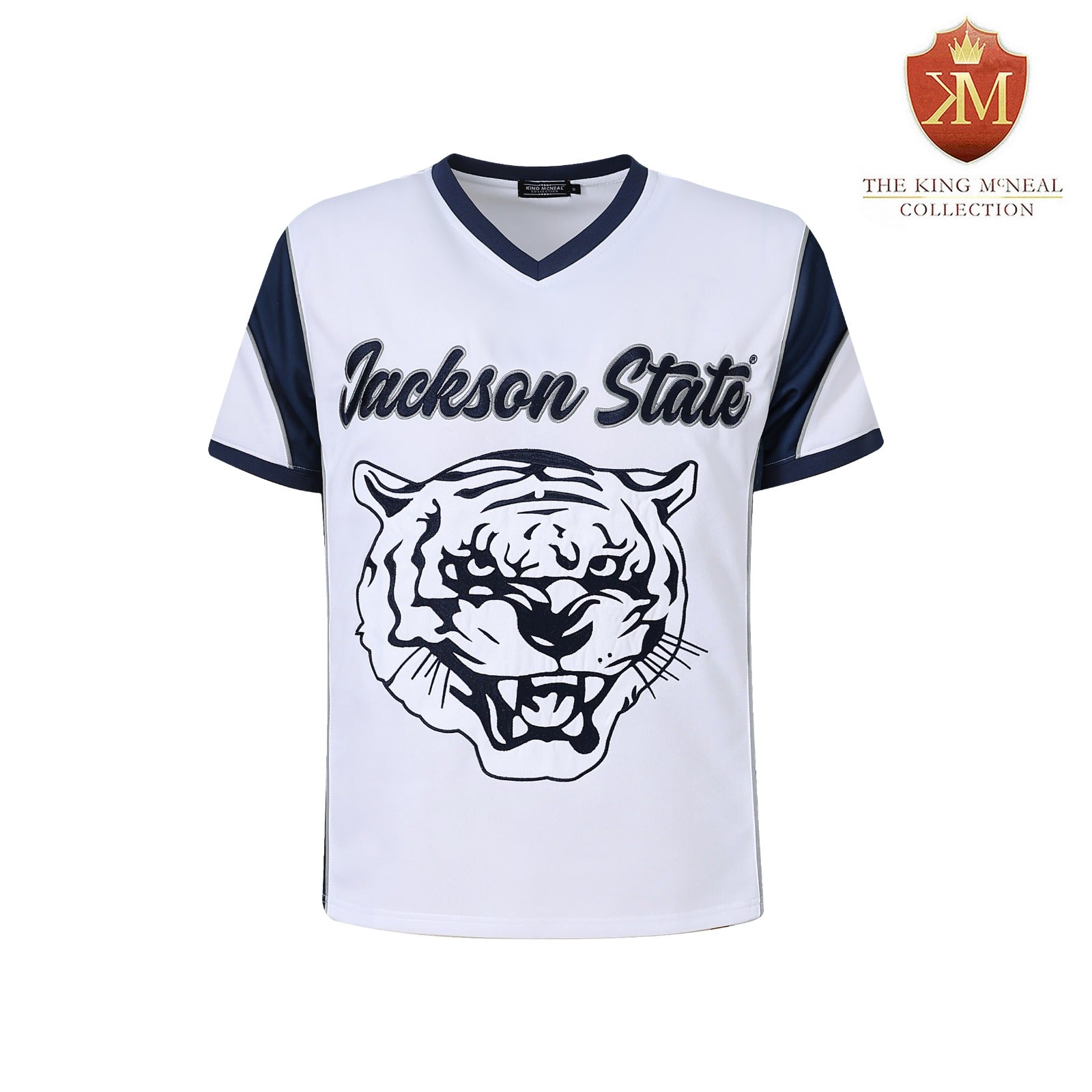 Jackson State University White Football Jersey (Unisex)