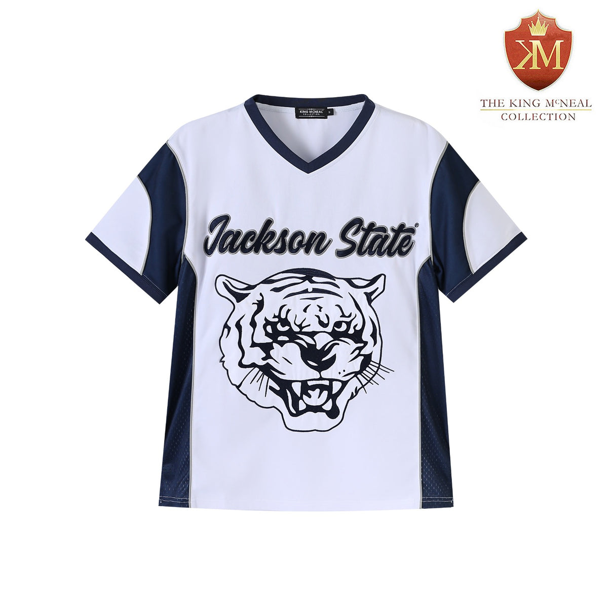 Jackson State University White Football Jersey (Unisex)