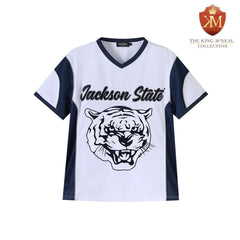 Jackson State University White Football Jersey (Unisex)