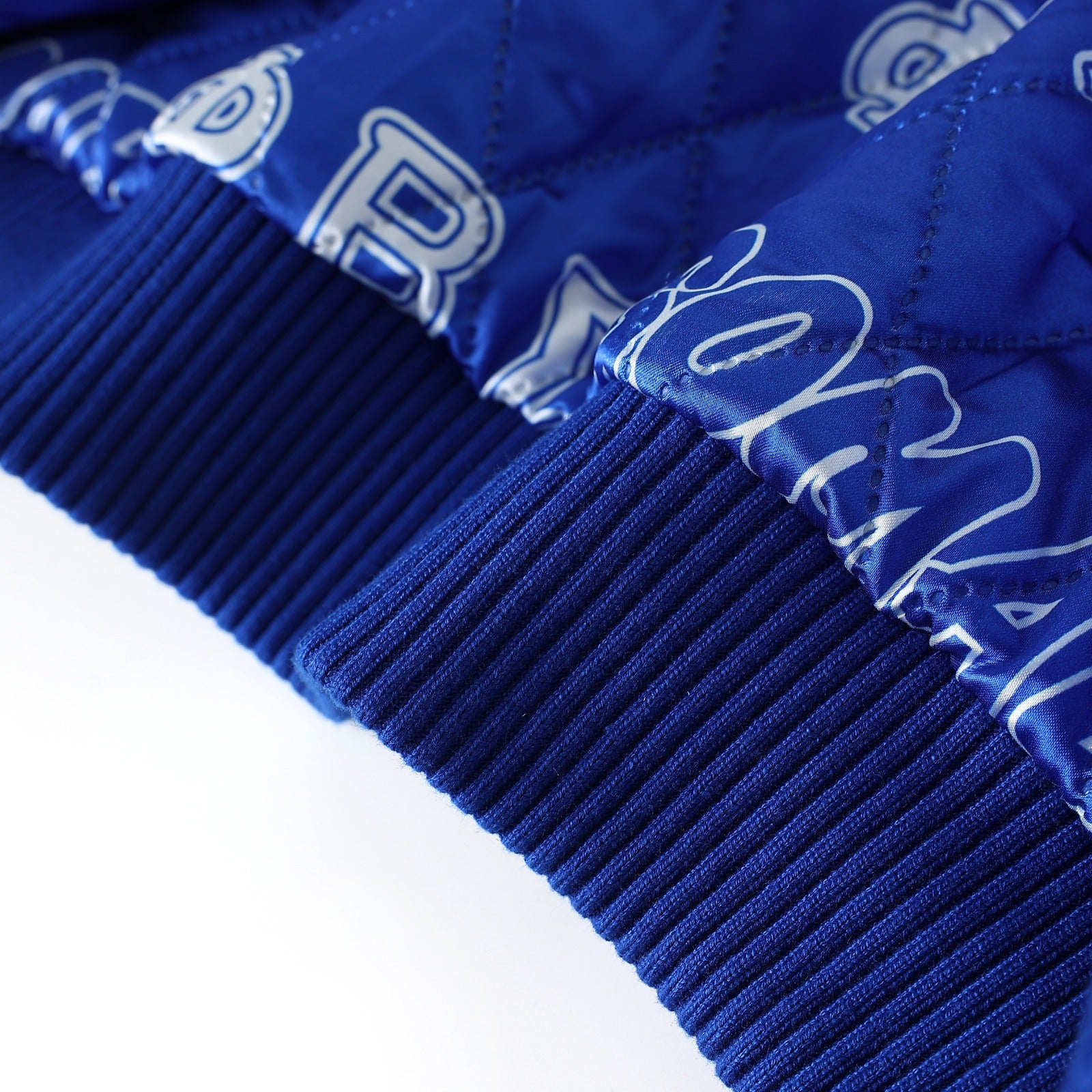 Phi Beta Sigma Blue Wool And Leather Letterman Jacket