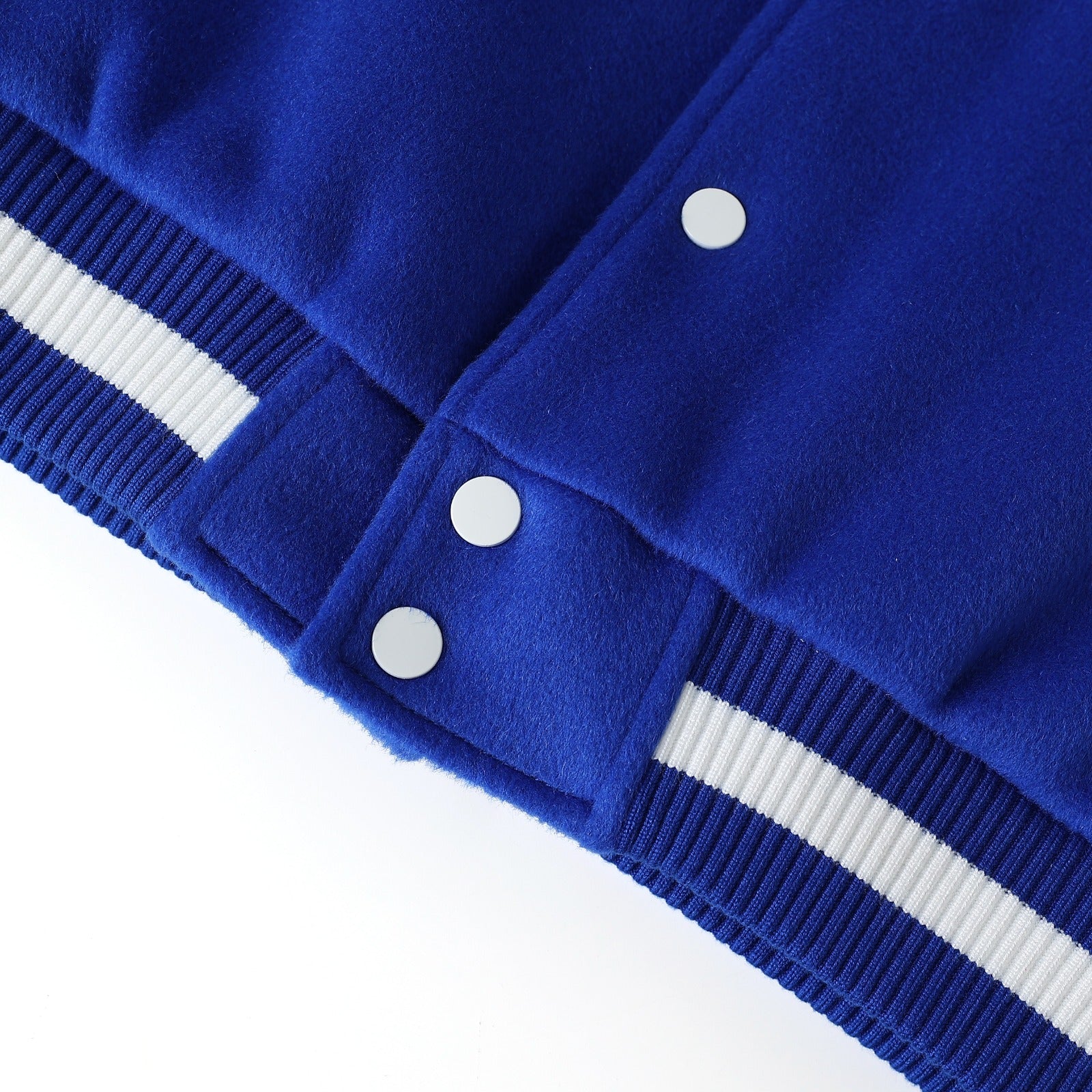 Phi Beta Sigma Blue Wool And Leather Letterman Jacket