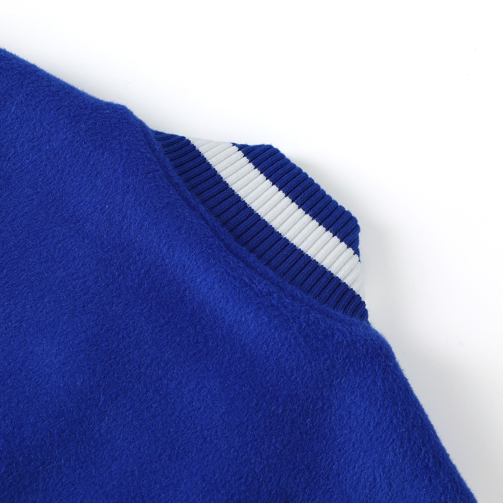 Phi Beta Sigma Blue Wool And Leather Letterman Jacket