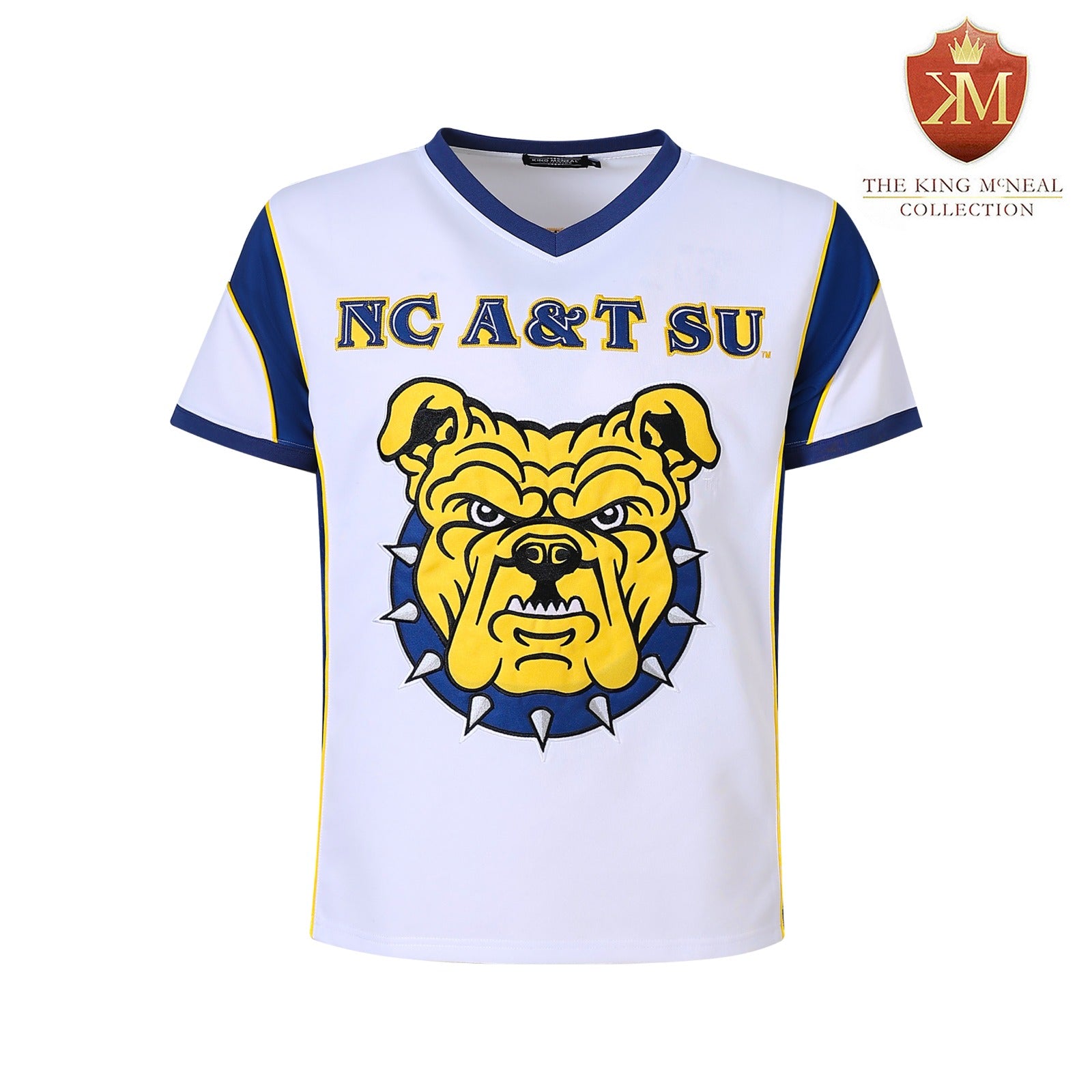 North Carolina A&T White Football Jersey (Unisex)