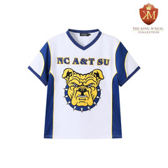 North Carolina A&T White Football Jersey (Unisex)
