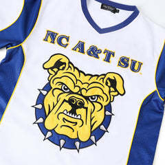 North Carolina A&T White Football Jersey (Unisex)