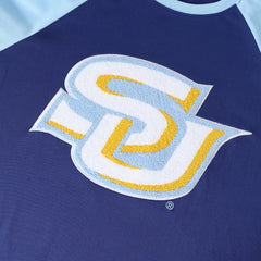 Southern Navy Premium Chenille Raglan Shirt (Unisex)