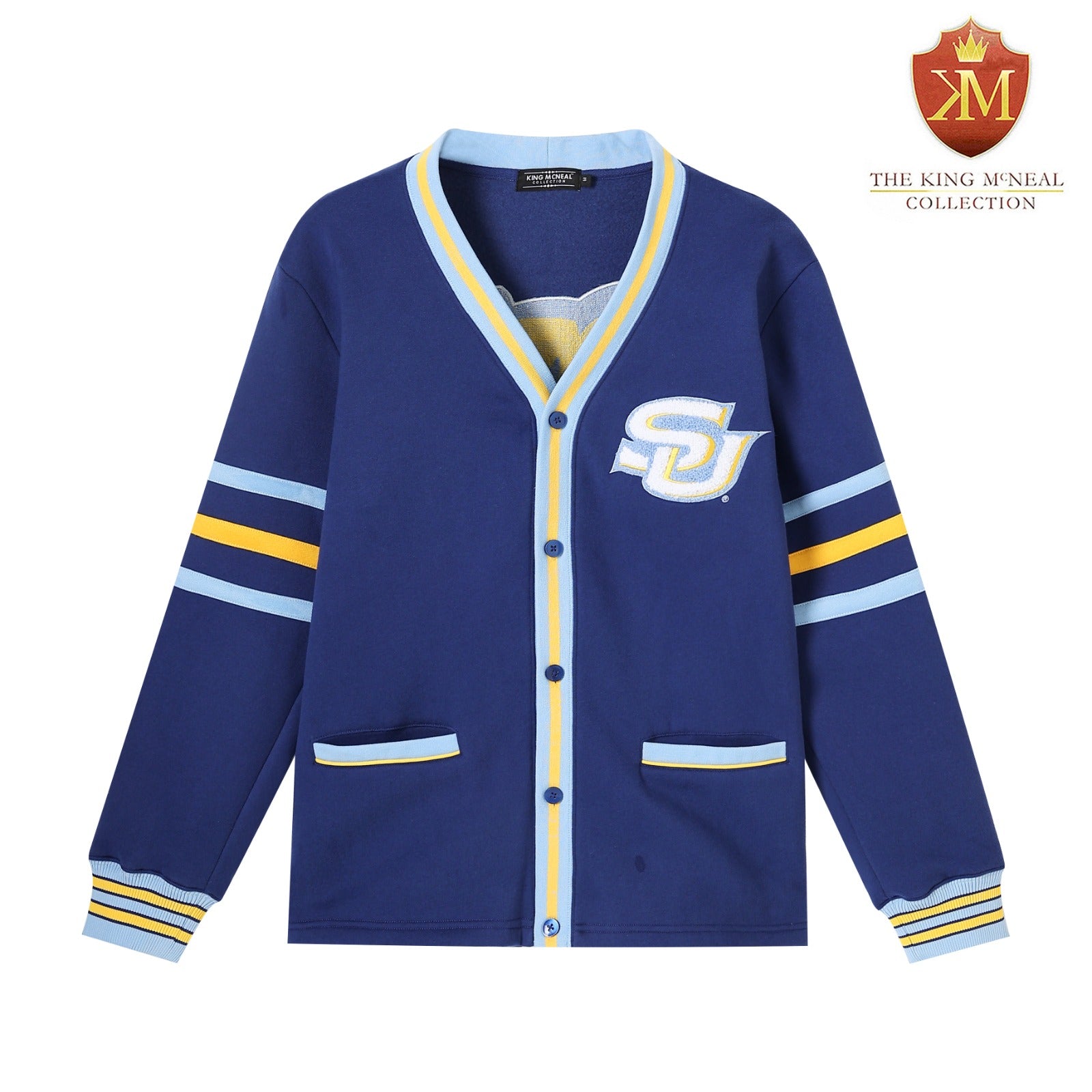 Southern University Navy Fleece Cardigan