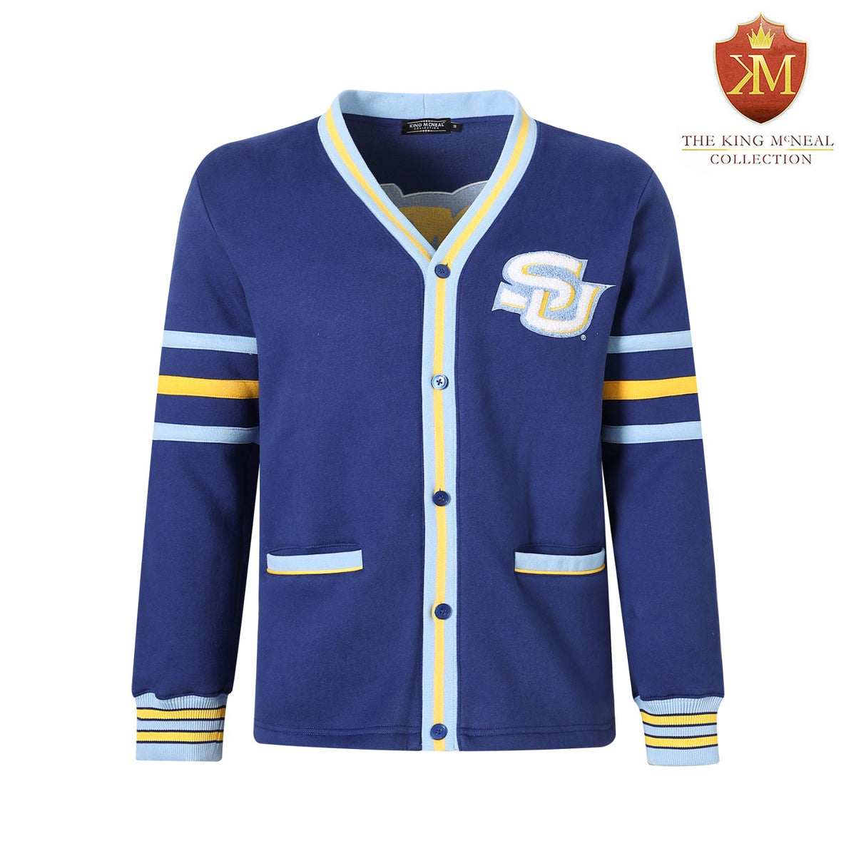 Southern University Navy Fleece Cardigan