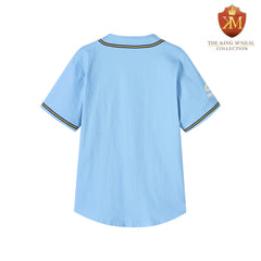 Southern Jaguars Columbia Blue Button Up Baseball Jersey (Unisex)