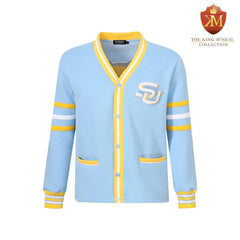 Southern University Columbia Blue Fleece Cardigan (Unisex)