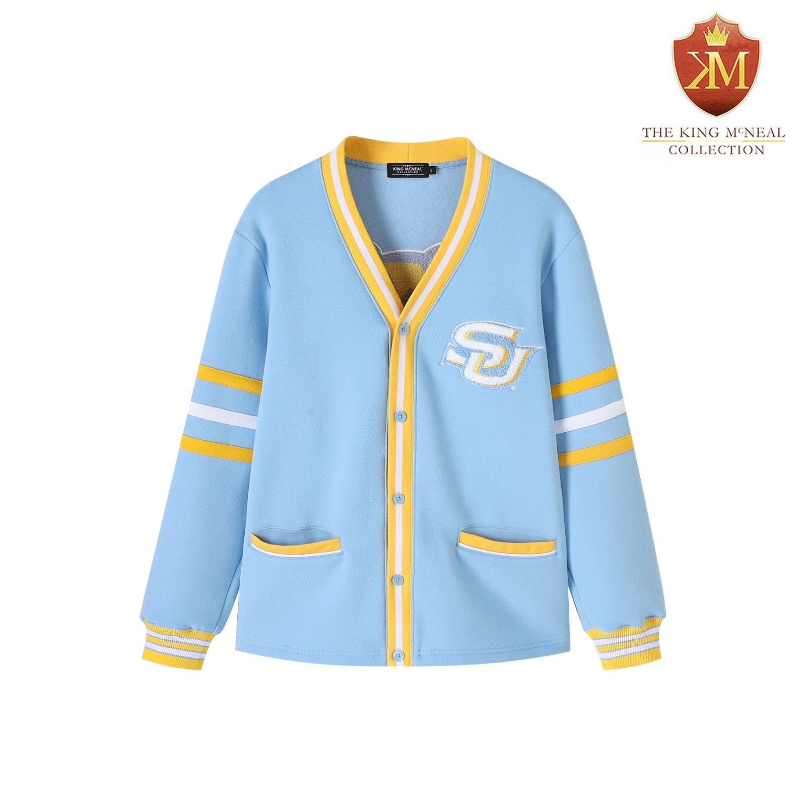 Southern University Columbia Blue Fleece Cardigan (Unisex)