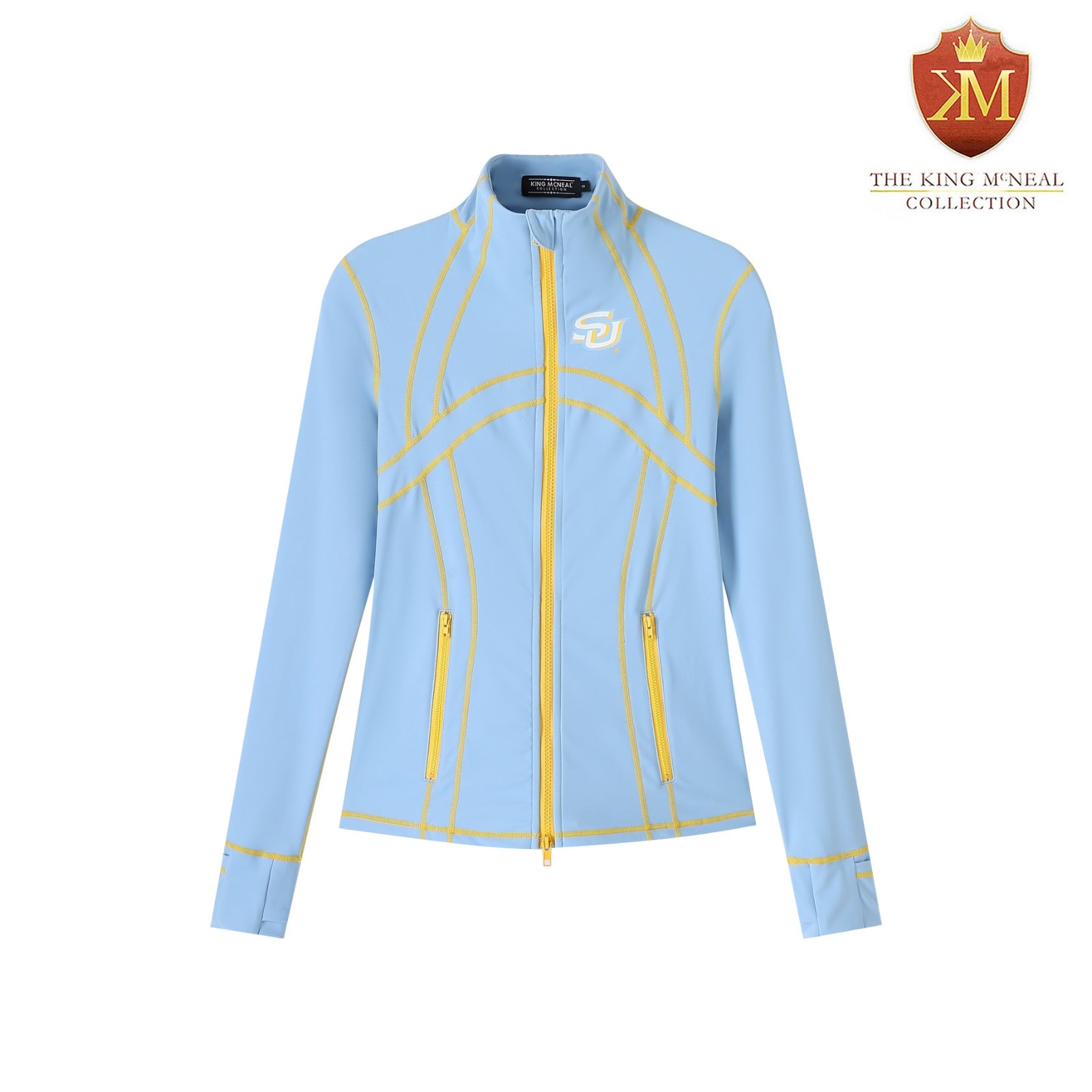 Southern University Blue Full Zip Yoga Jacket
