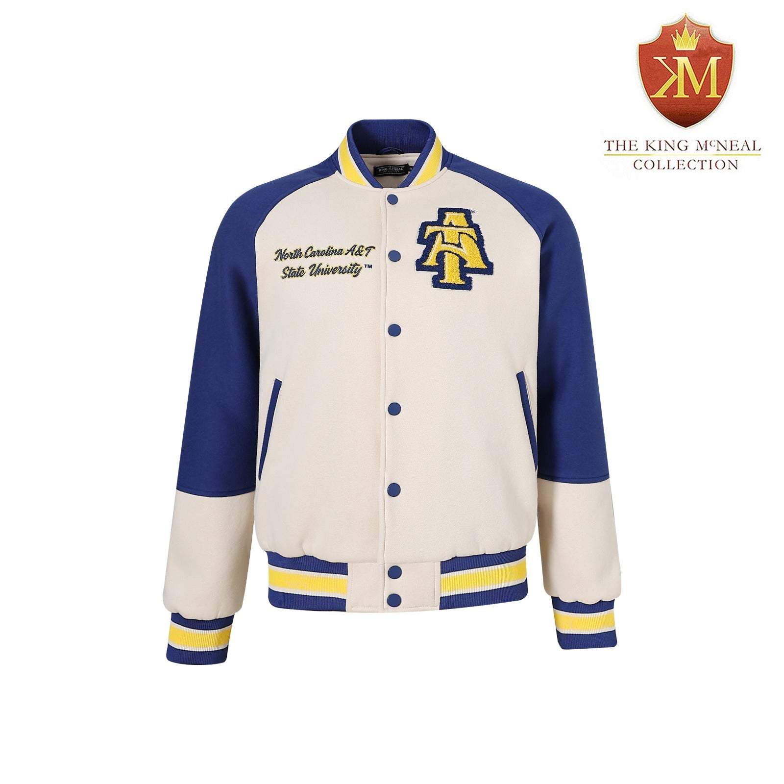 North Carolina A&T Neutral Fleece Jacket (Unisex)