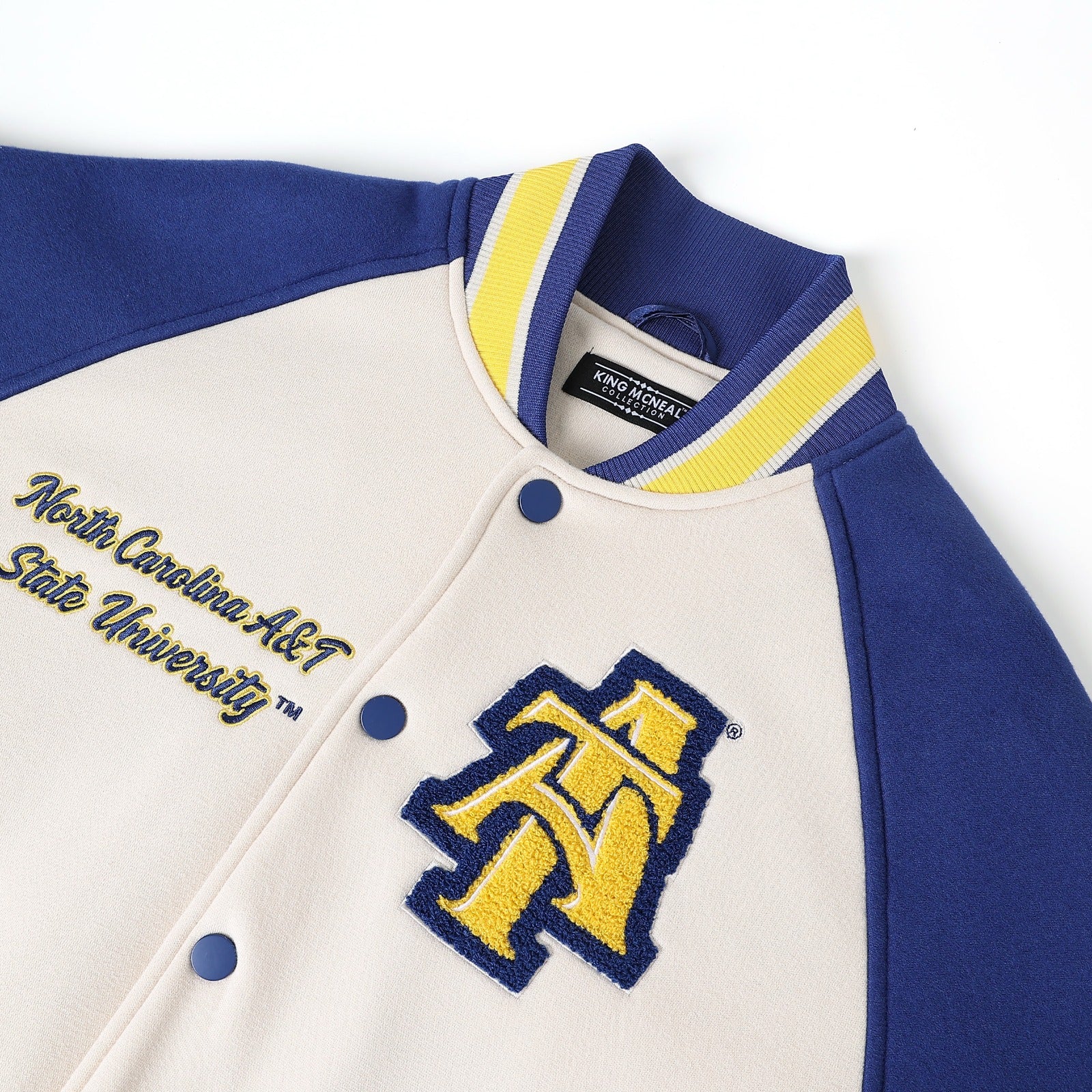 North Carolina A&T Neutral Fleece Jacket (Unisex)