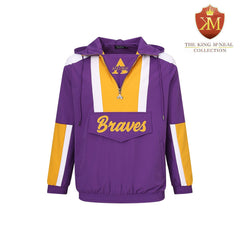 Alcorn State Purple Windbreaker Tech Pullover(Unisex)