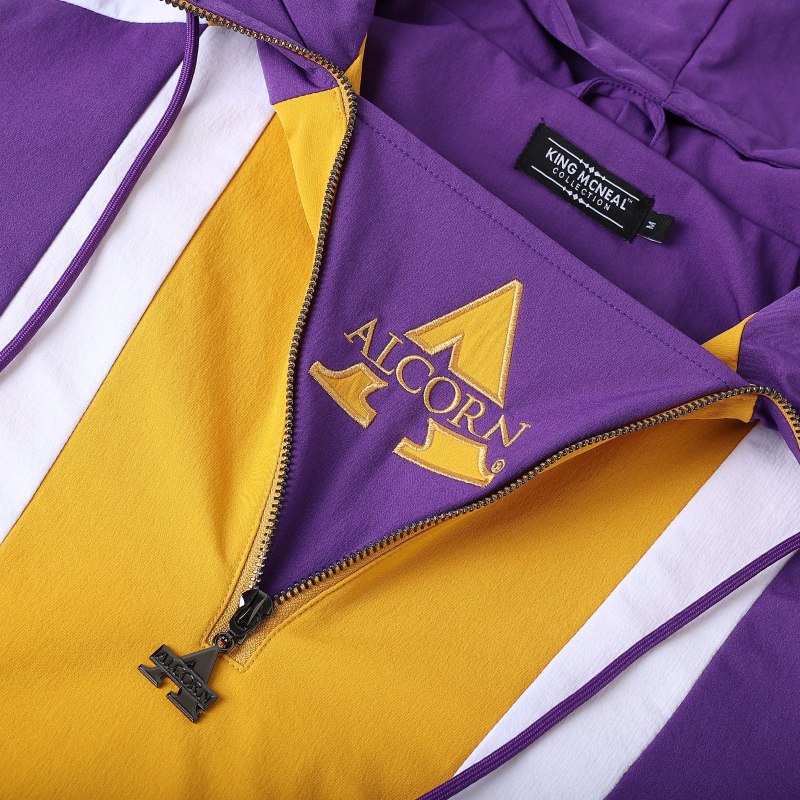 Alcorn State Purple Windbreaker Tech Pullover(Unisex)