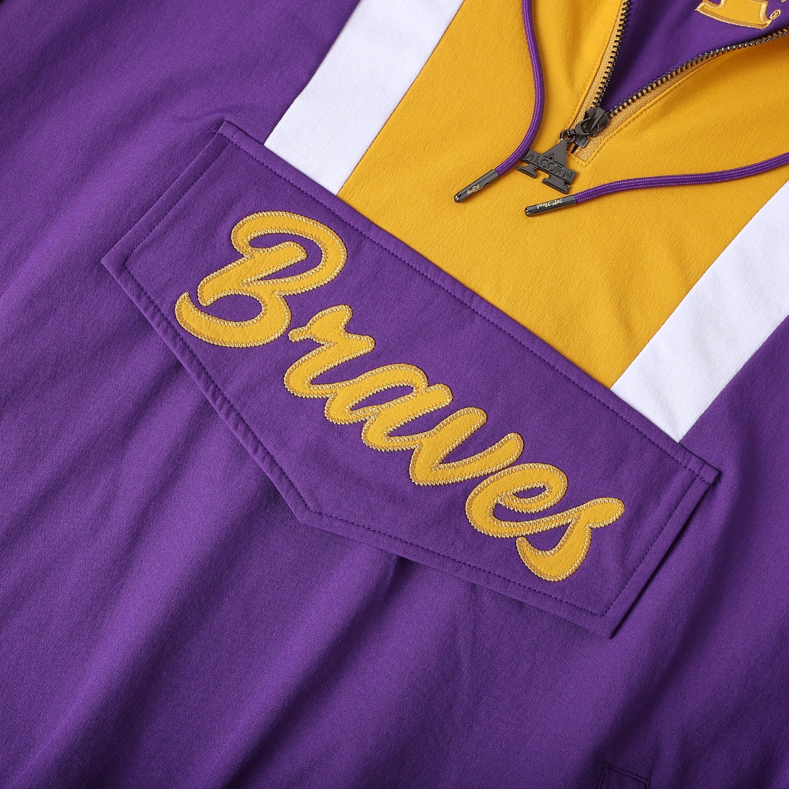 Alcorn State Purple Windbreaker Tech Pullover(Unisex)