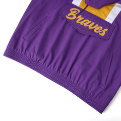 Alcorn State Purple Windbreaker Tech Pullover(Unisex)