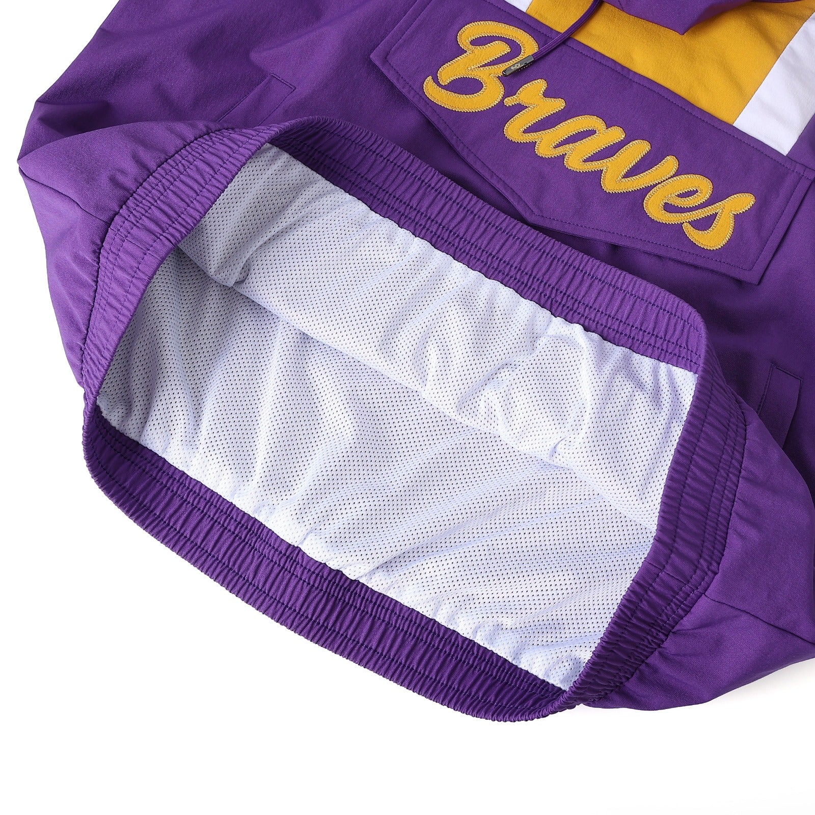 Alcorn State Purple Windbreaker Tech Pullover(Unisex)
