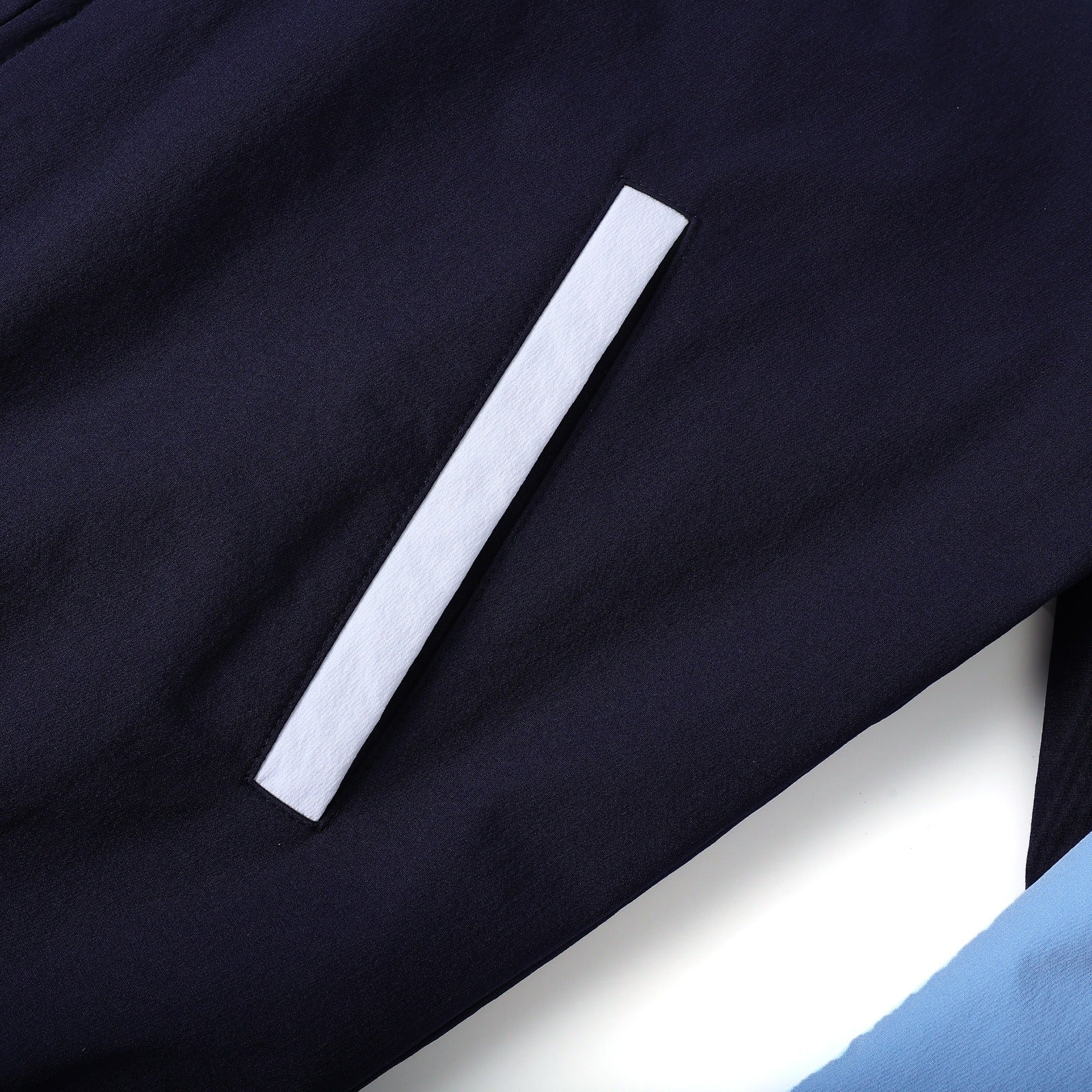 Jackson State Navy Full Zip Windbreaker Tech (Unisex)