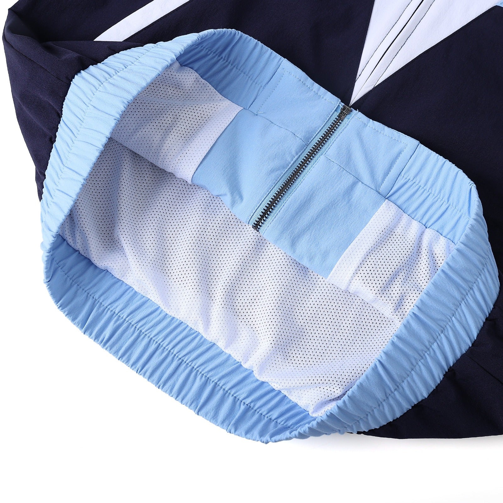 Jackson State Navy Full Zip Windbreaker Tech (Unisex)
