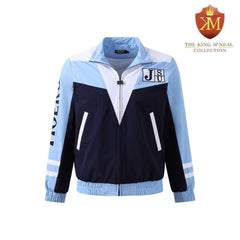 Jackson State Navy Full Zip Windbreaker Tech (Unisex)