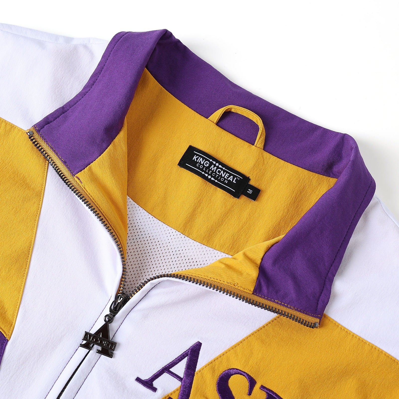 Alcorn State Purple Full zip Tech Windbreaker(Unisex)