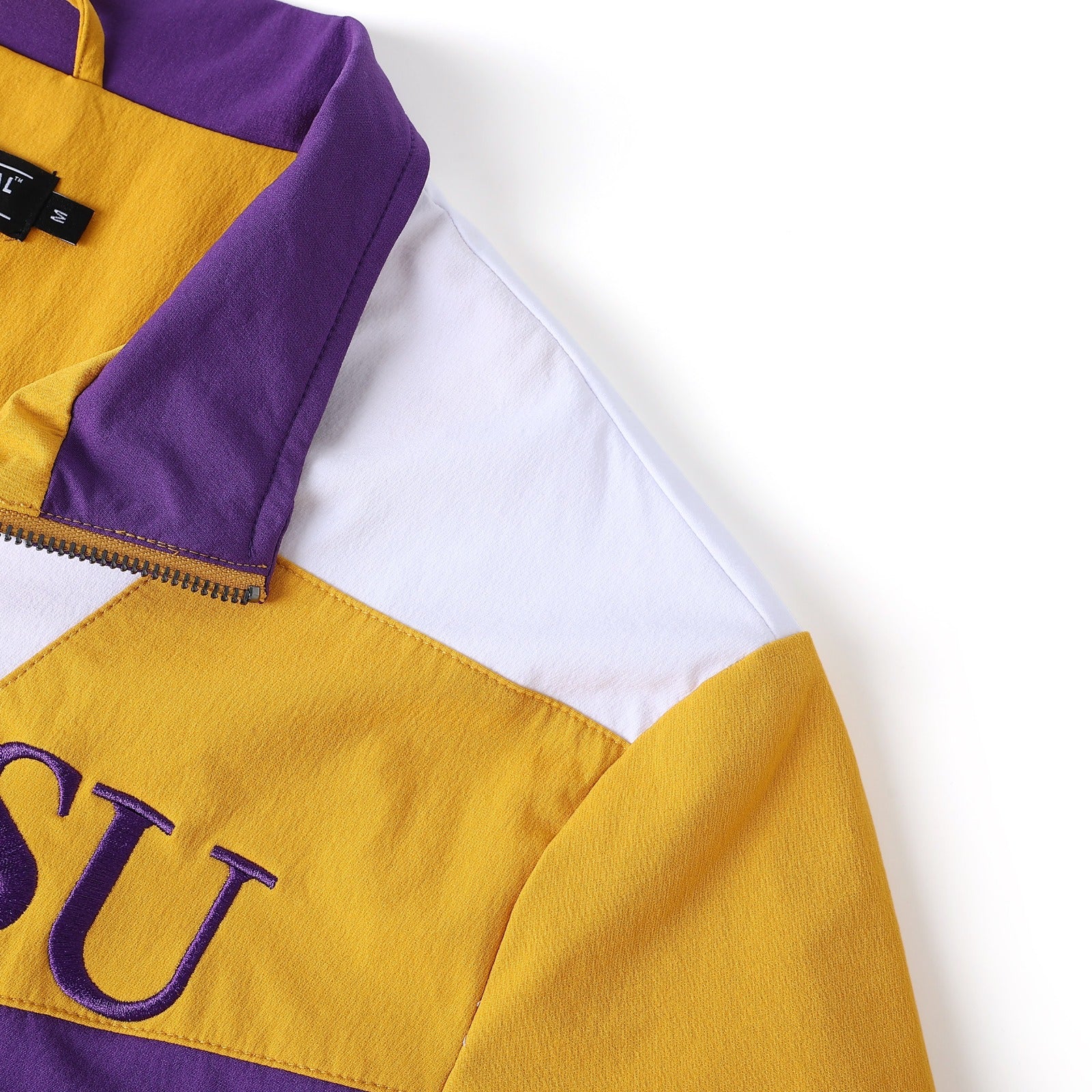 Alcorn State Purple Full zip Tech Windbreaker(Unisex)