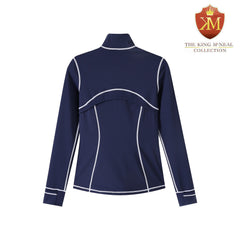 Jackson State Blue Full Zip Yoga Jacket