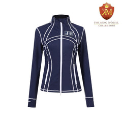Jackson State Blue Full Zip Yoga Jacket