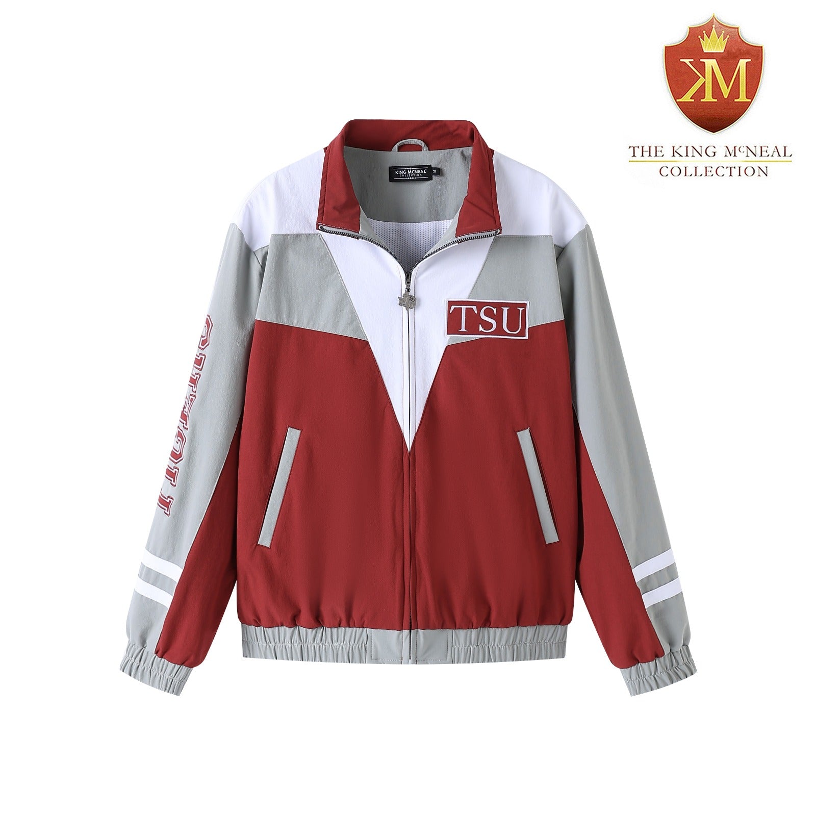 Texas Southern Full zip Tech Windbreaker(Unisex)