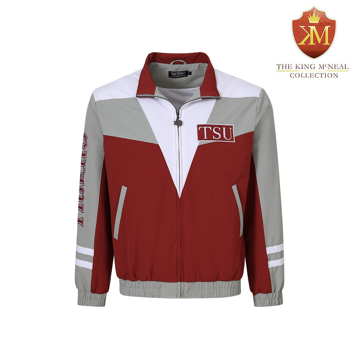 Texas Southern Full zip Tech Windbreaker(Unisex)