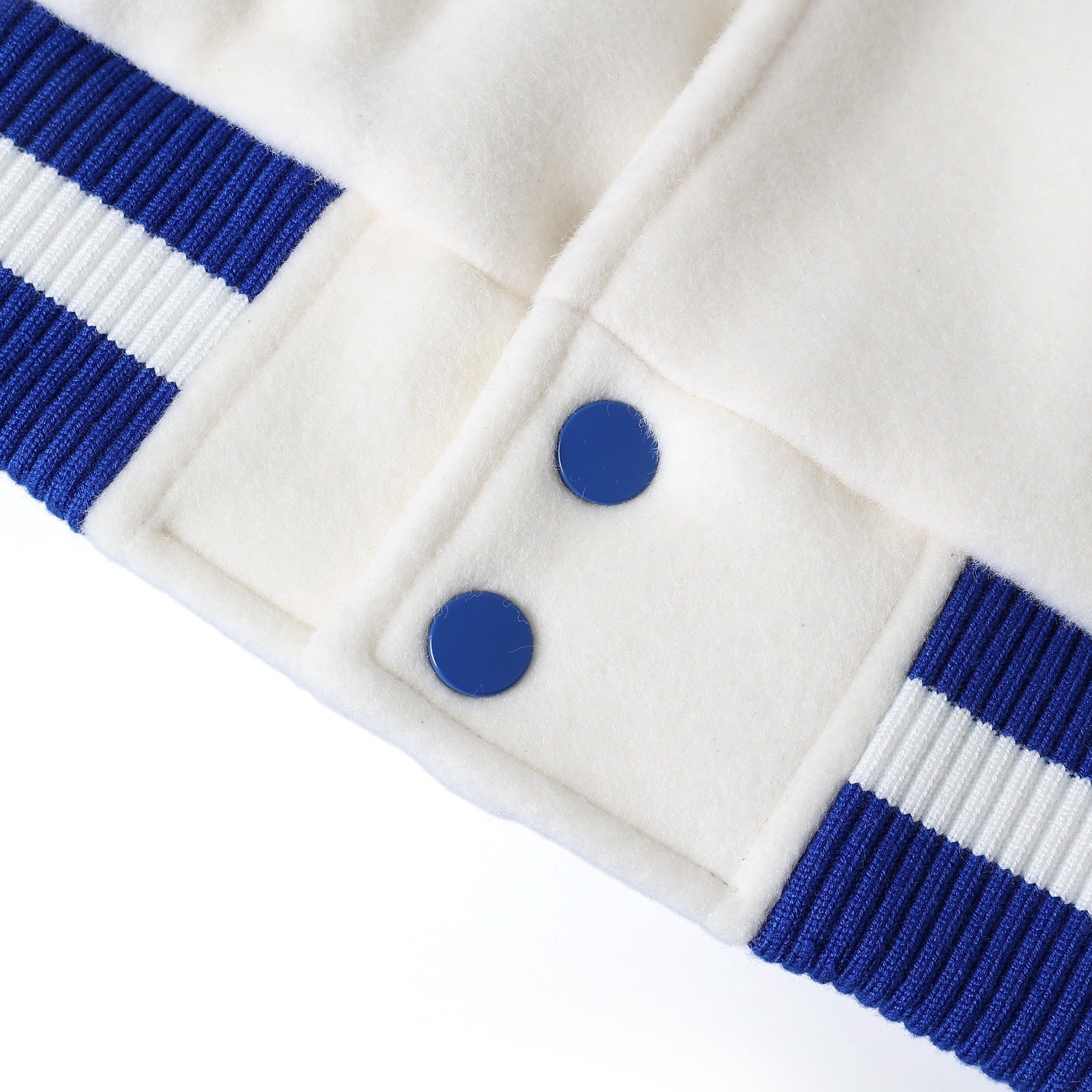 Zeta Phi Beta White Wool And Leather Letterman Jacket (Unisex)