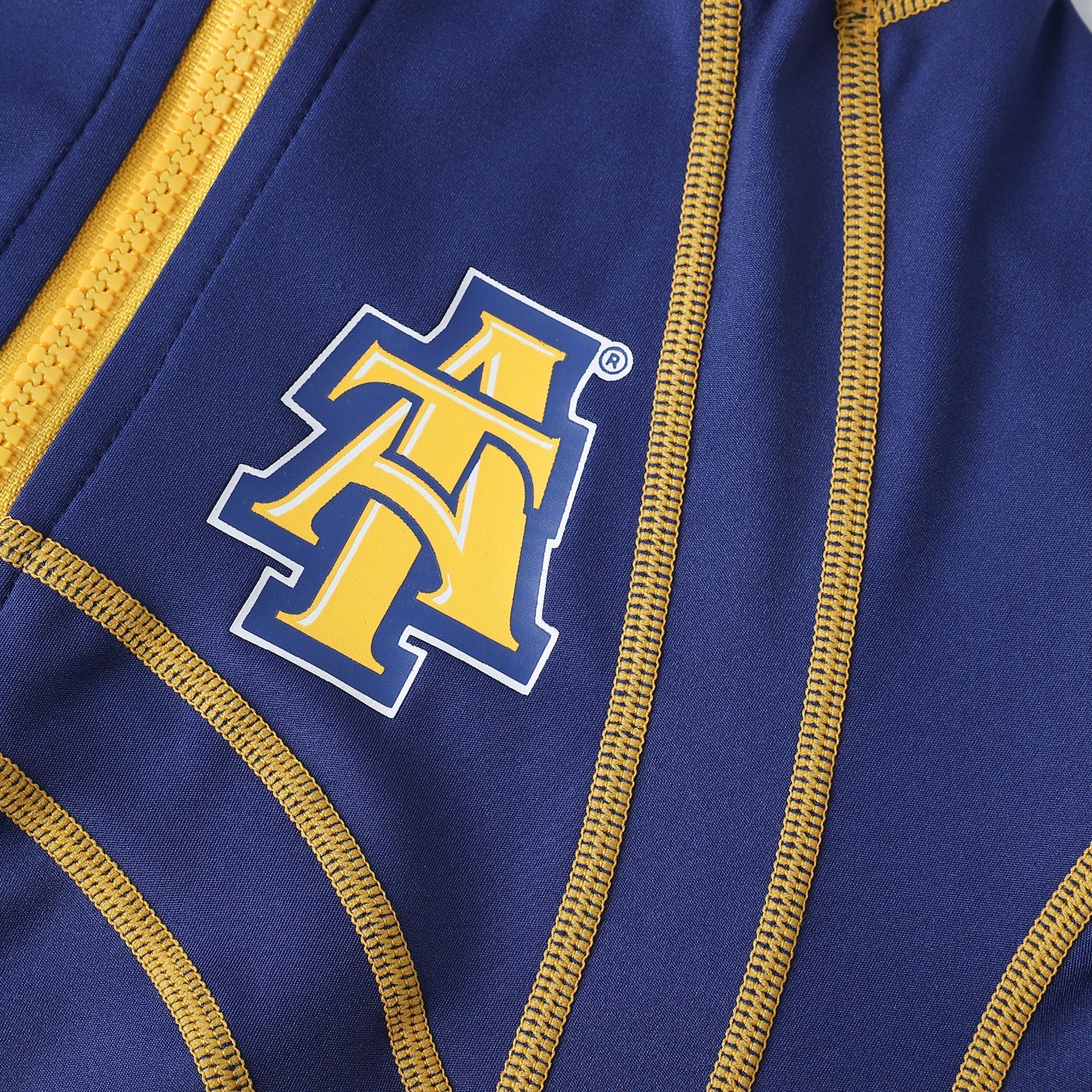 North Carolina A&T Blue Full Zip Yoga Jacket