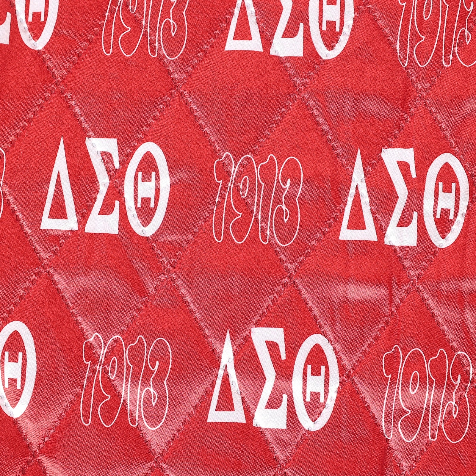 Delta Sigma Theta Black Wool And Leather Letterman Jacket (Unisex)