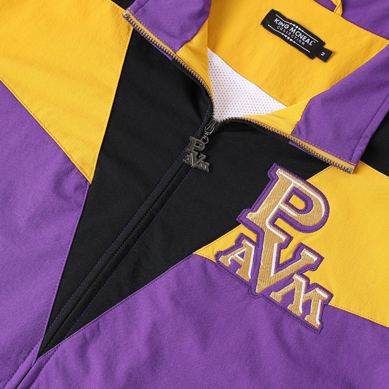 Prairie View Purple Full zip Tech Windbreaker(Unisex)